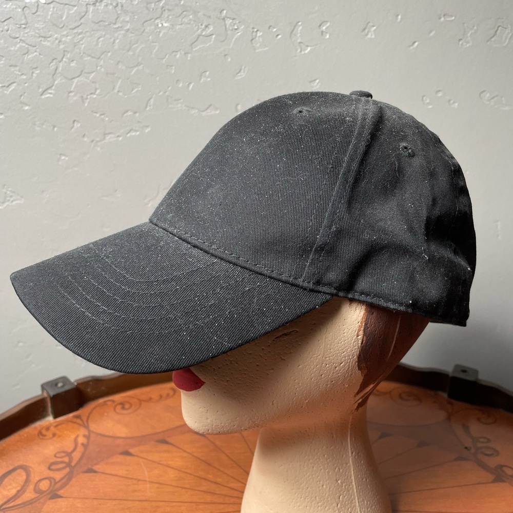 Black Glitter Baseball Cap
